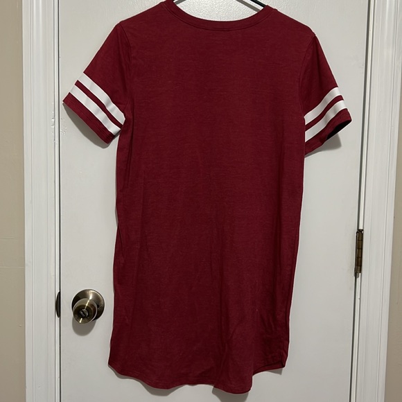 Forever 21 Red Sporty T-shirt Dress - Picture 4 of 4